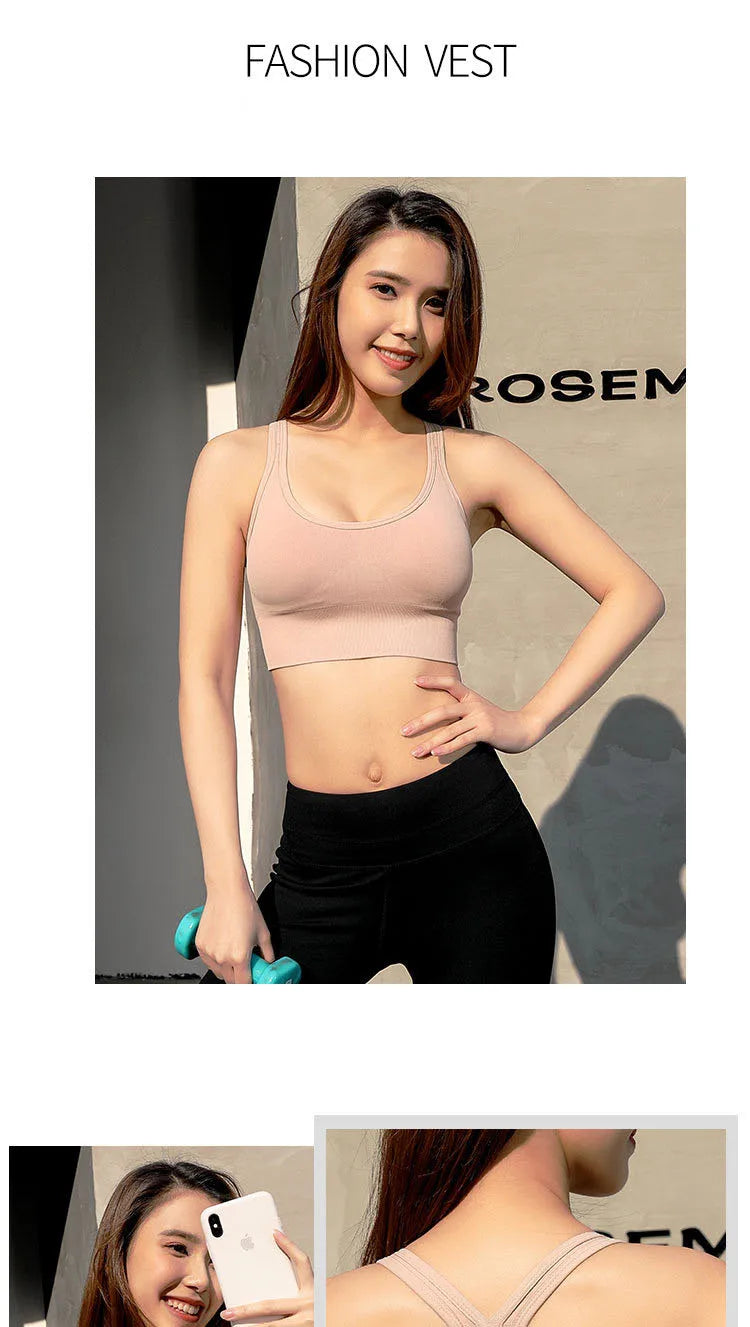 Shockproof Quick Dry Sports Bra