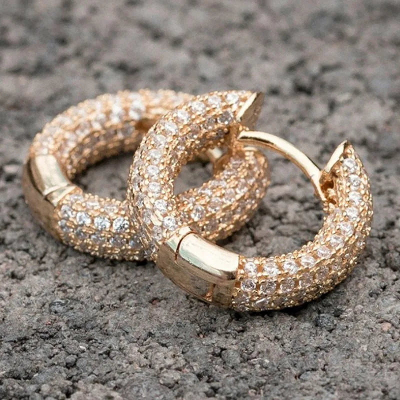 Original 925 Silver Sterling Hoops Luxury Earrings