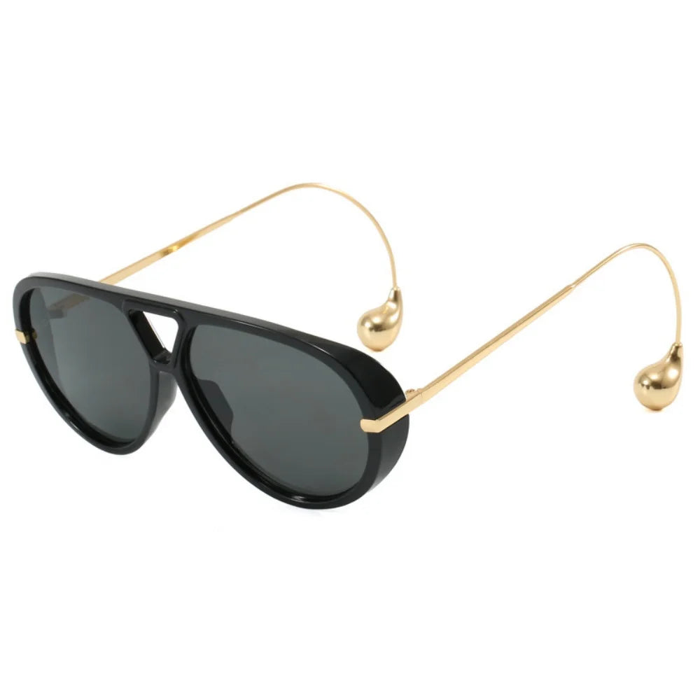 Luxury Brand Designer Oversized Pilot Sunglasses