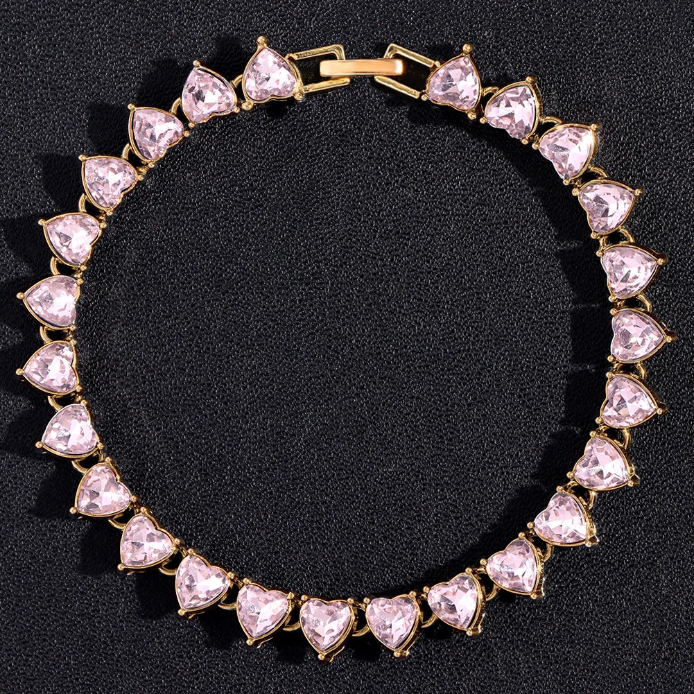 Crystal Tennis Chain Necklace