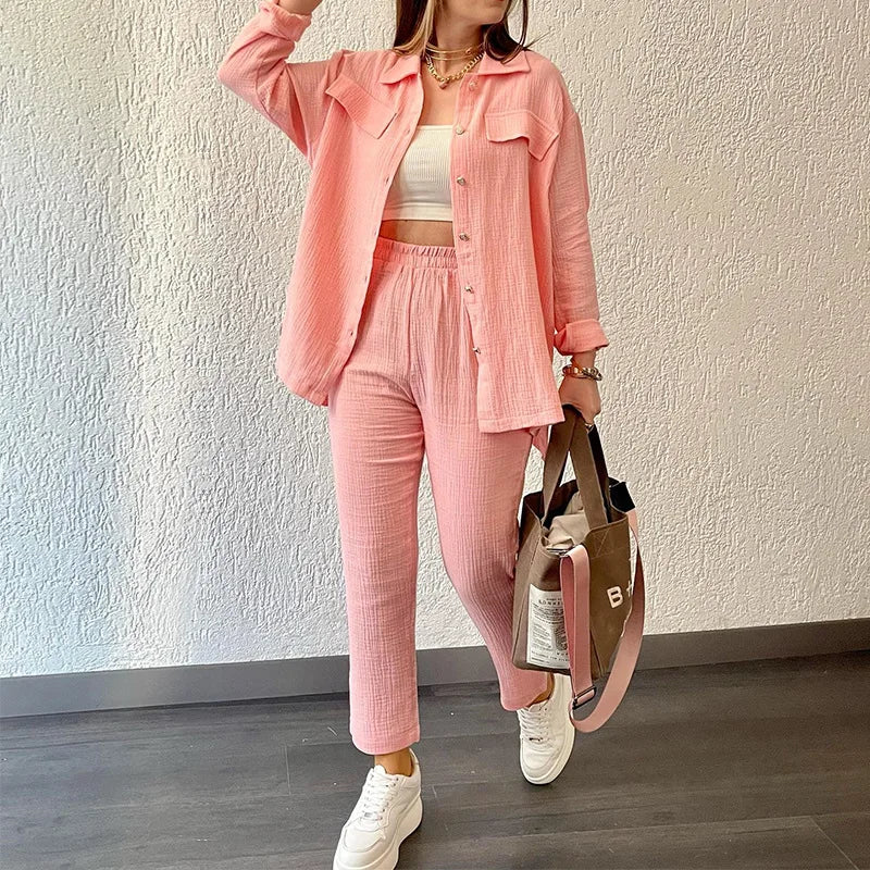 Summer women's suit Pants Set