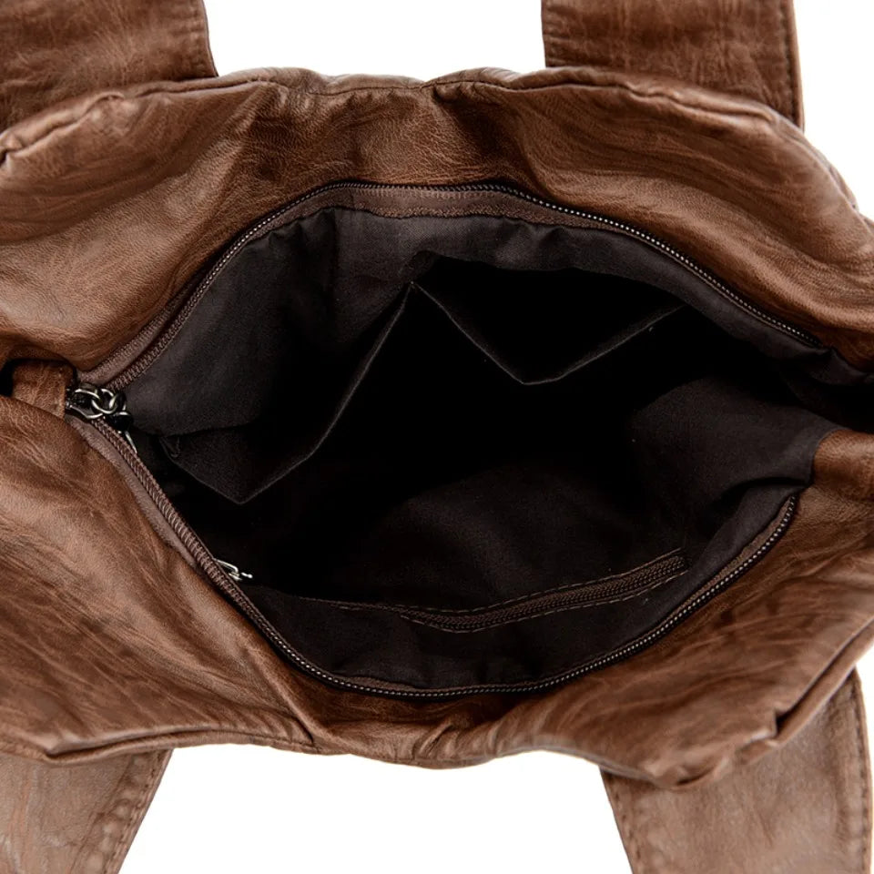 Leather Female Handbags Tote Bags