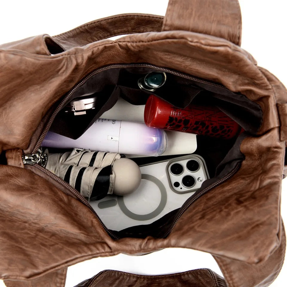 Leather Female Handbags Tote Bags