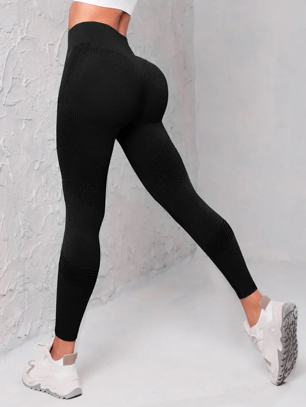 Elastic High Waist Leggings Women