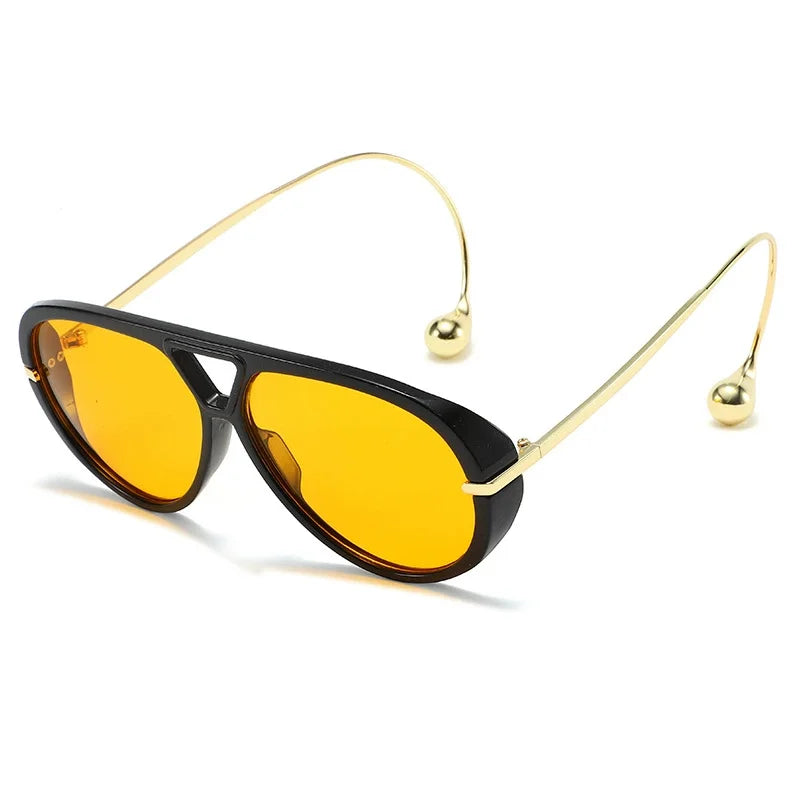 Luxury Brand Designer Oversized Pilot Sunglasses