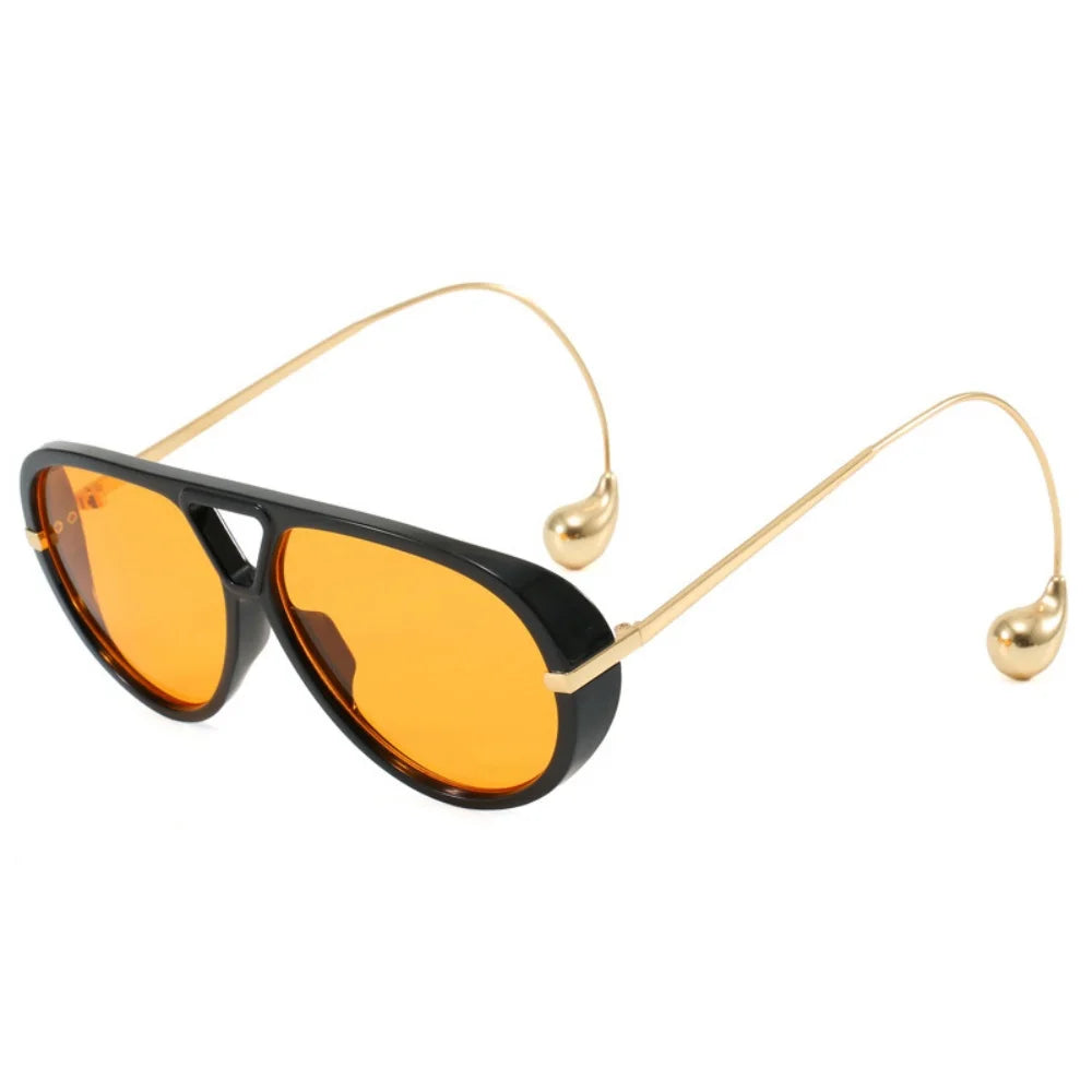 Luxury Brand Designer Oversized Pilot Sunglasses