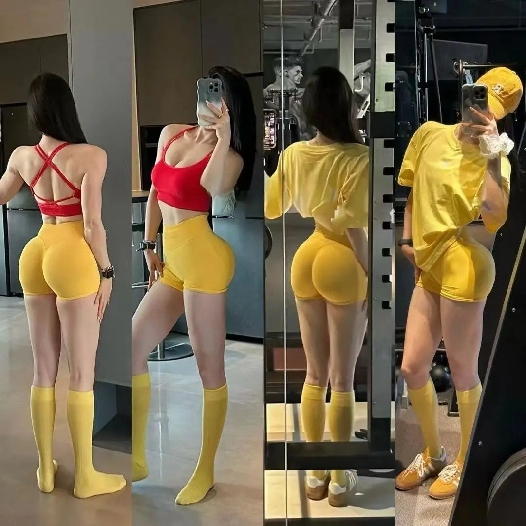 Impact Shorts Low Ribbed Band Gym Shorts