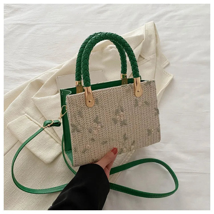 Fashion Summer Straw Top-handle Bags