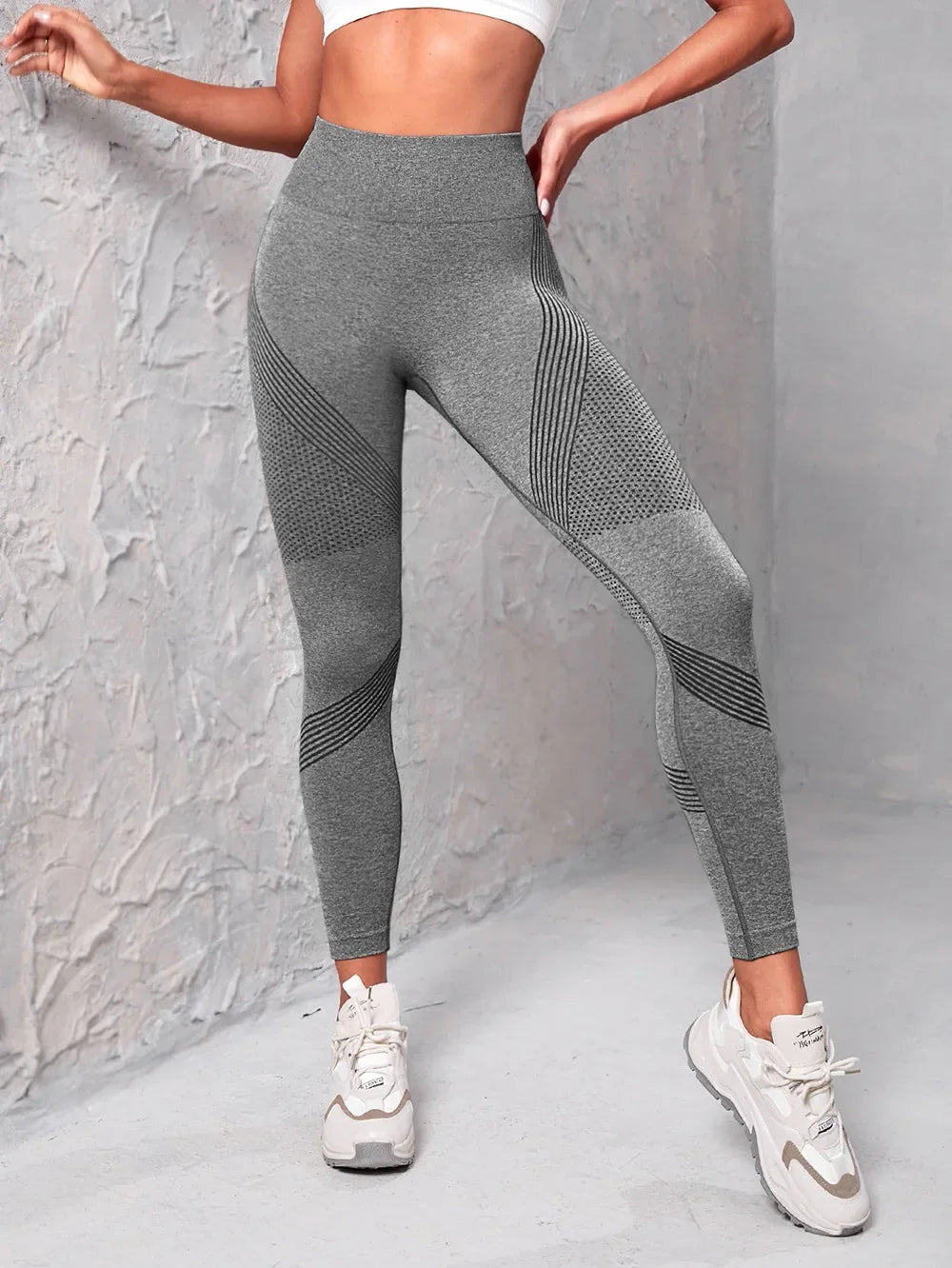 Elastic High Waist Leggings Women