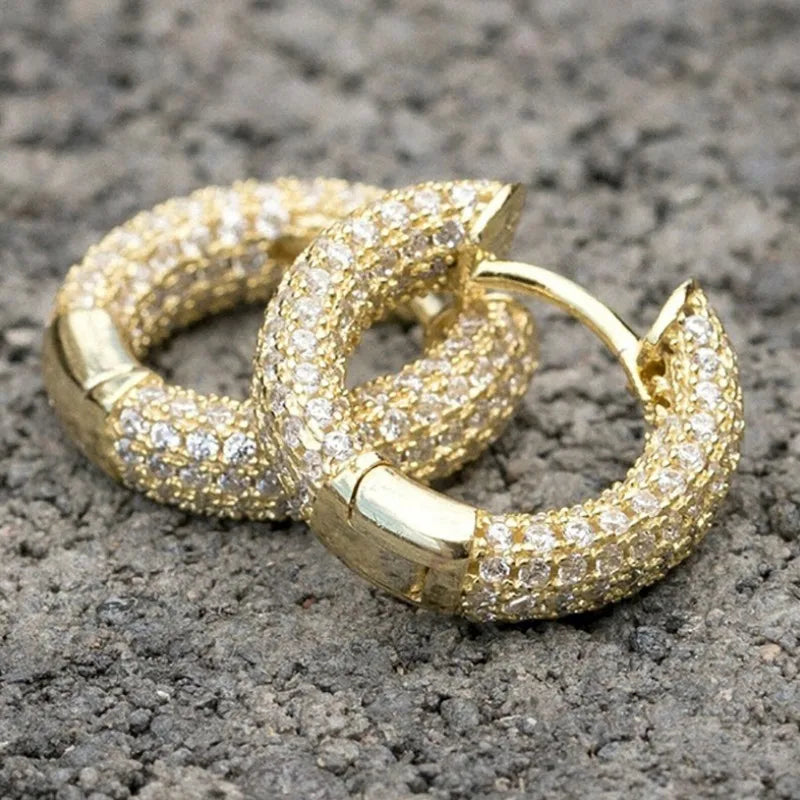 Original 925 Silver Sterling Hoops Luxury Earrings