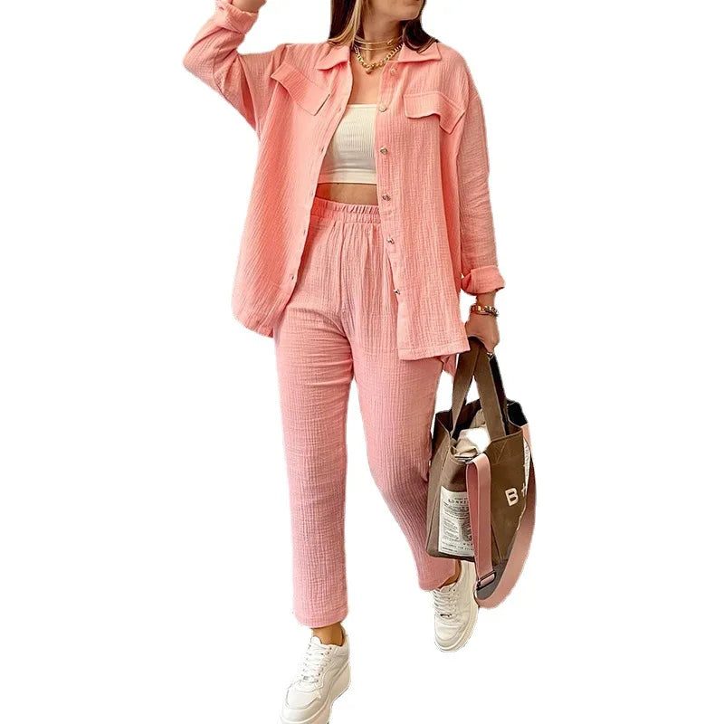 Summer women's suit Pants Set
