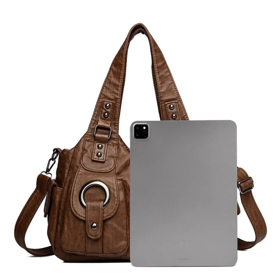 Leather Female Handbags Tote Bags