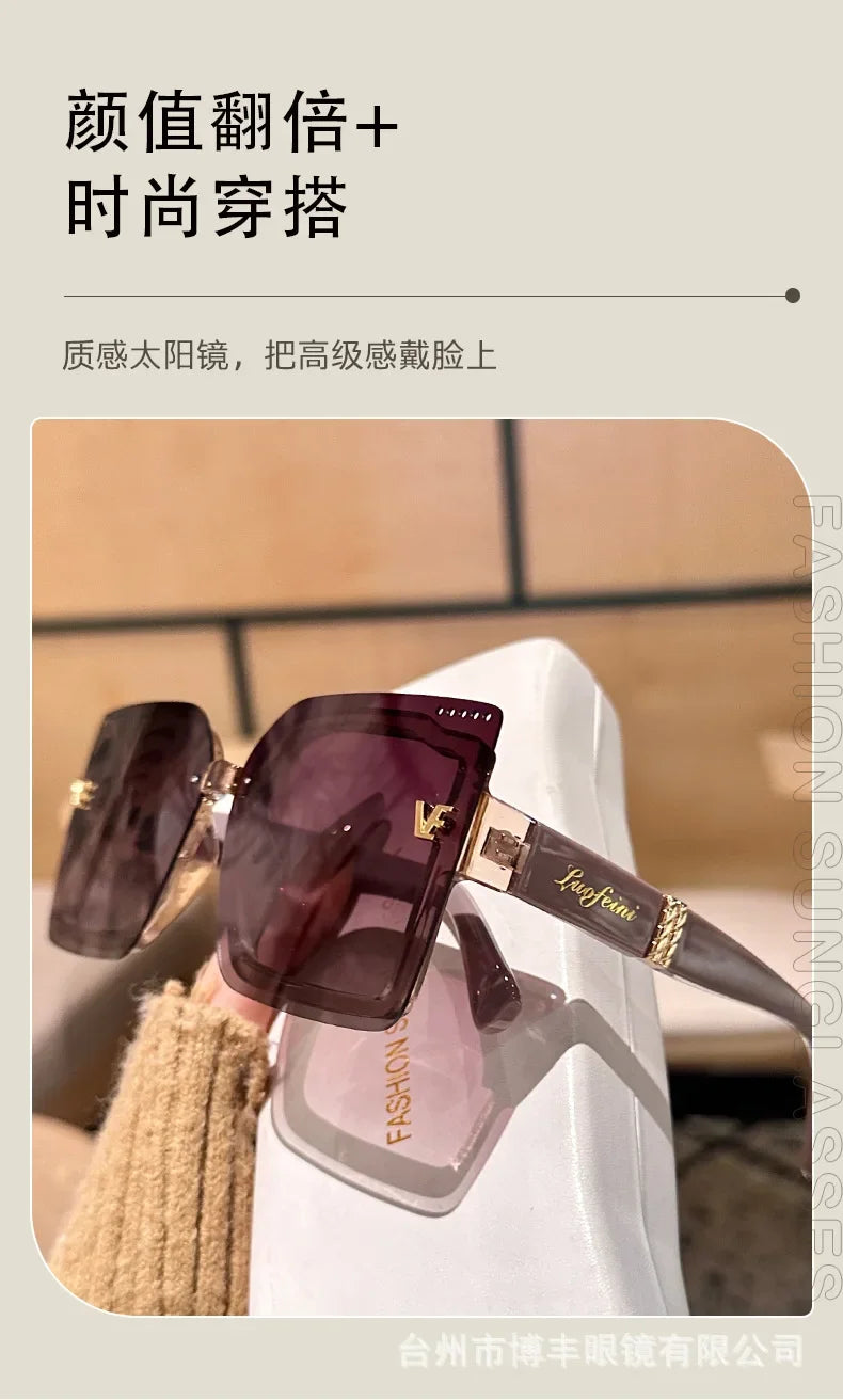 Rimeless Polarized Sunglasses