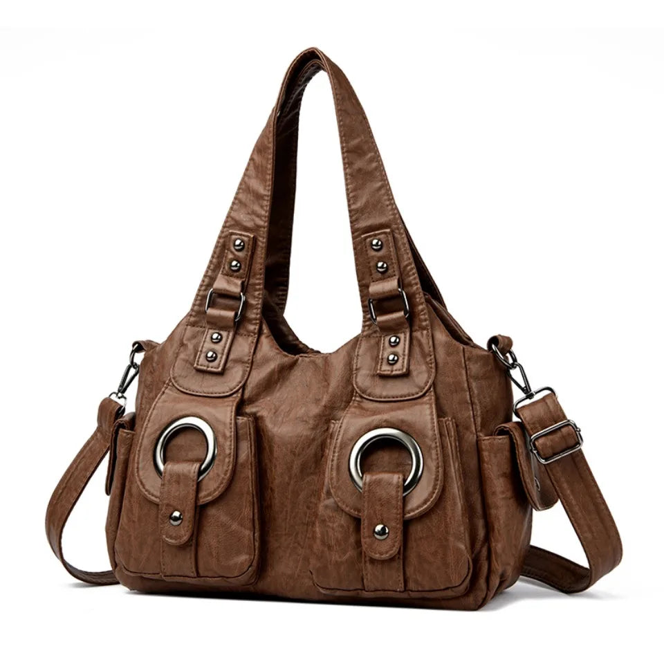 Leather Female Handbags Tote Bags