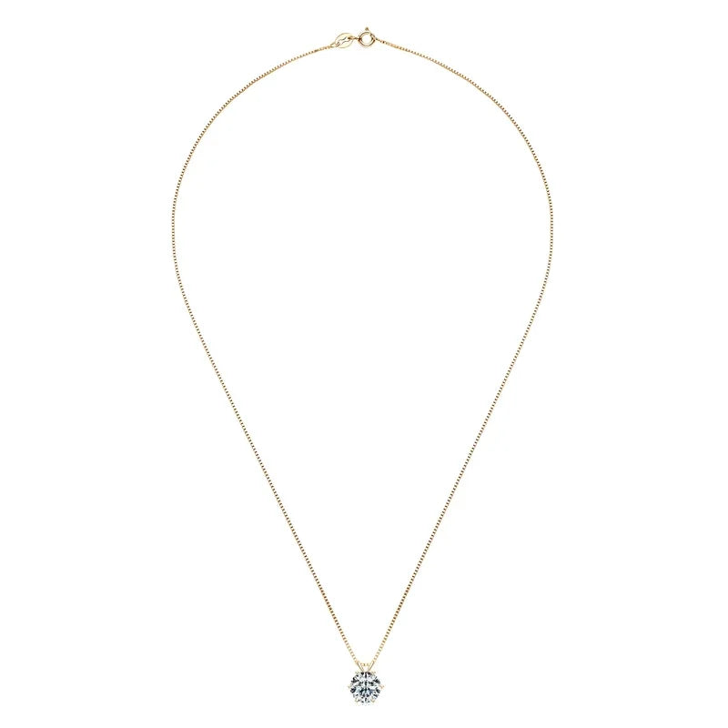 Moissanite Pendant Necklaces
