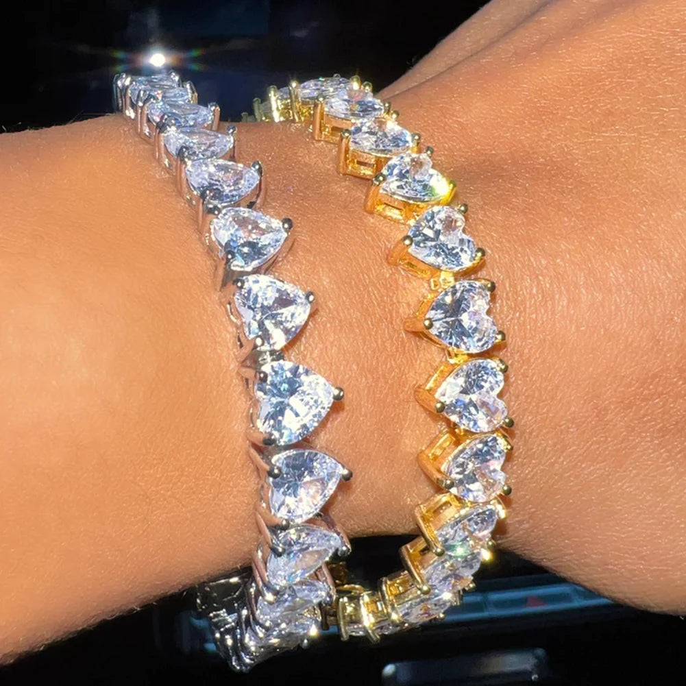 Crystal Tennis Chain Necklace