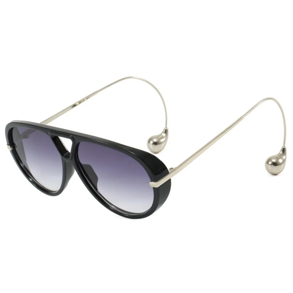 Luxury Brand Designer Oversized Pilot Sunglasses
