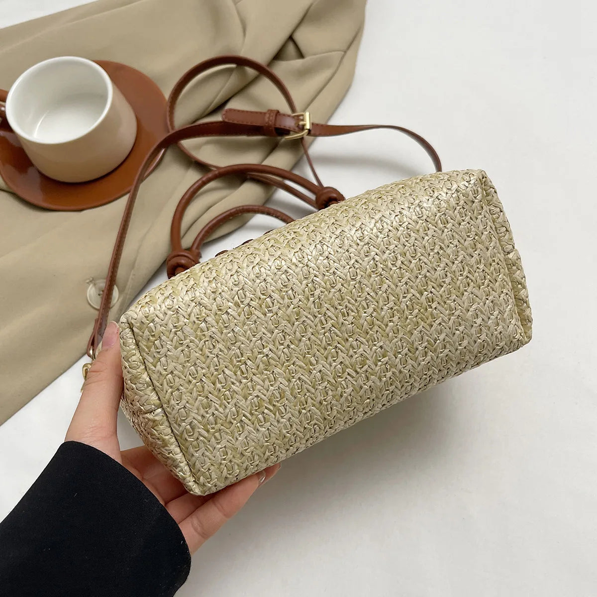 Beach Grass Woven Bag Women's