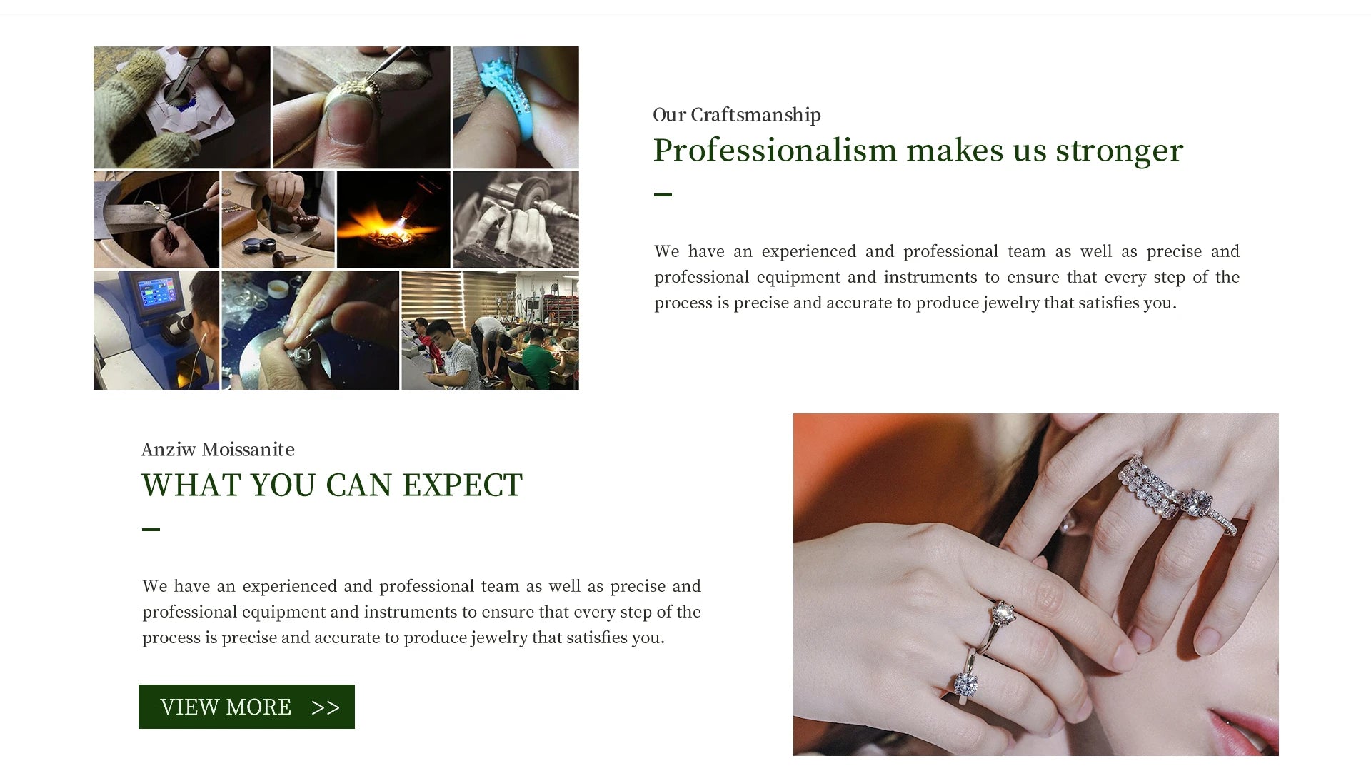 Moissanite Solitaire Ring Silver