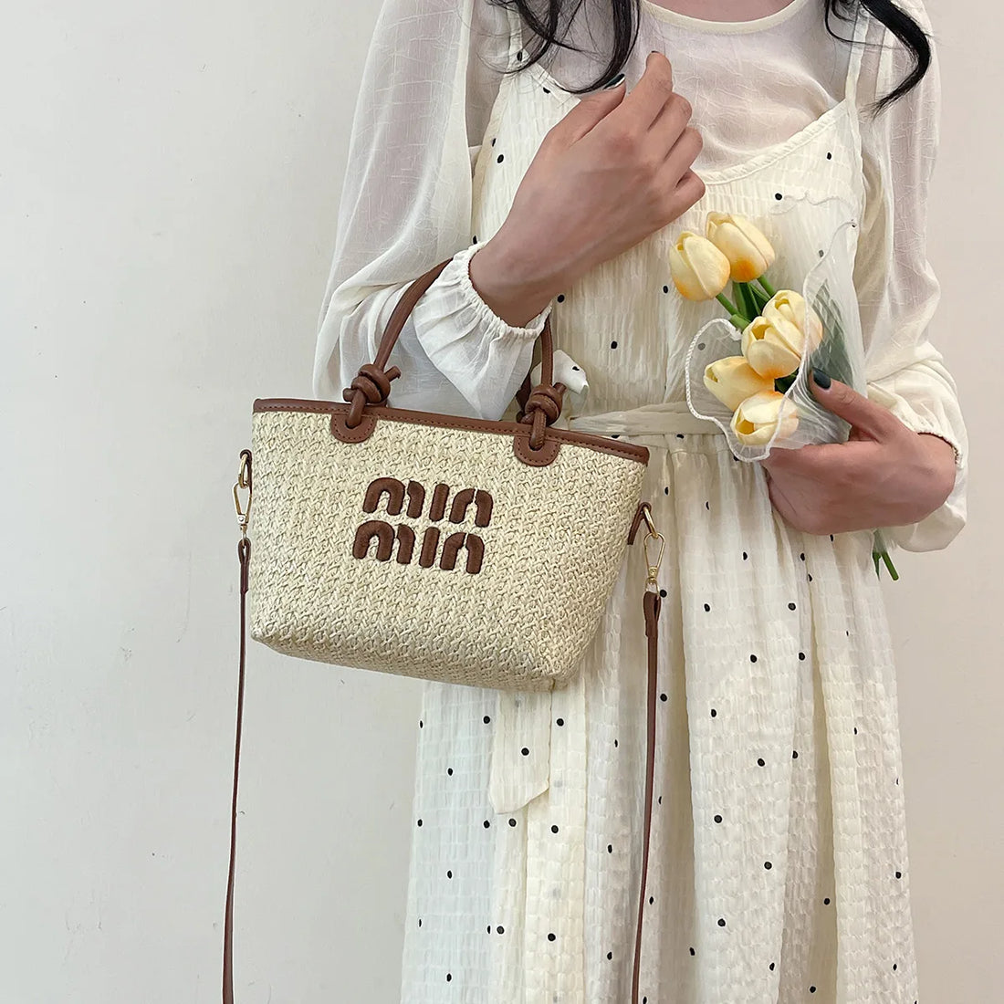 Beach Grass Woven Bag Women's