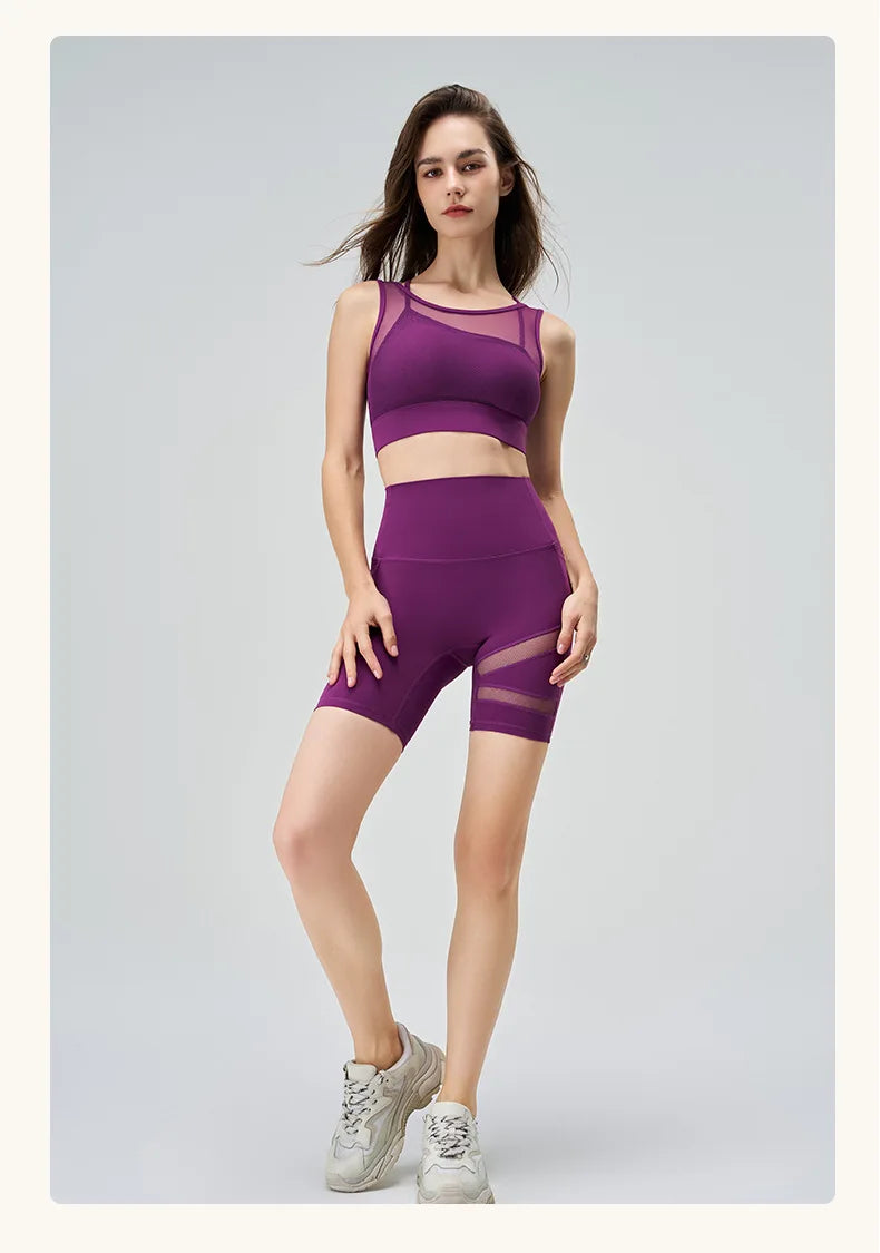 Mermaid Curve Summer Yoga Suit