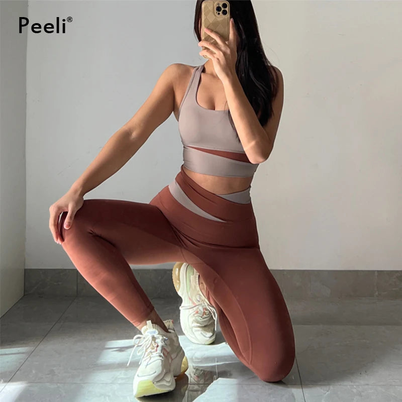 Yoga Set Women Clothing Sport Suit
