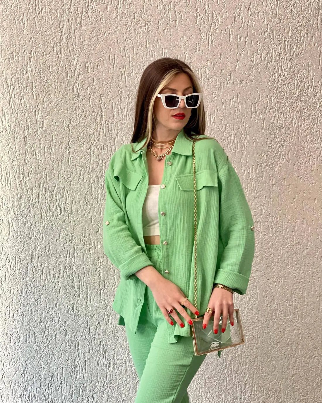 Summer women's suit Pants Set