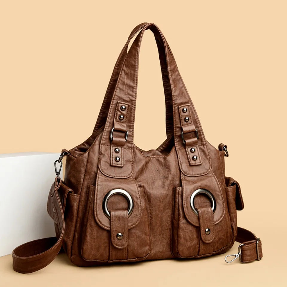 Leather Female Handbags Tote Bags