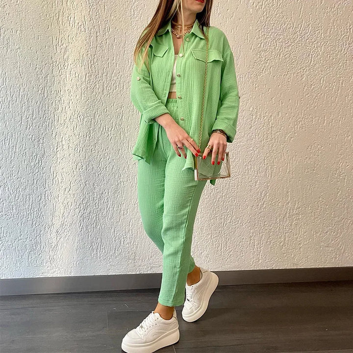 Summer women's suit Pants Set