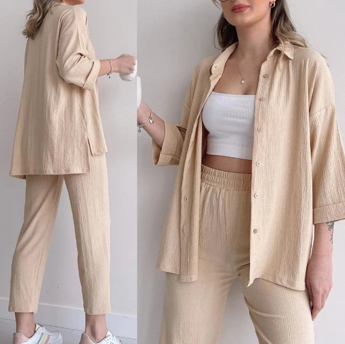 Summer women's suit Pants Set