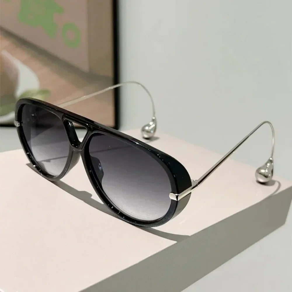 Luxury Brand Designer Oversized Pilot Sunglasses
