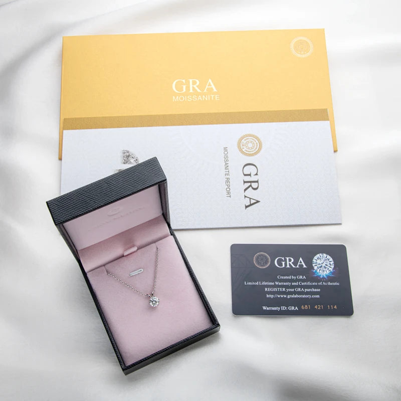 Moissanite Pendant Necklaces