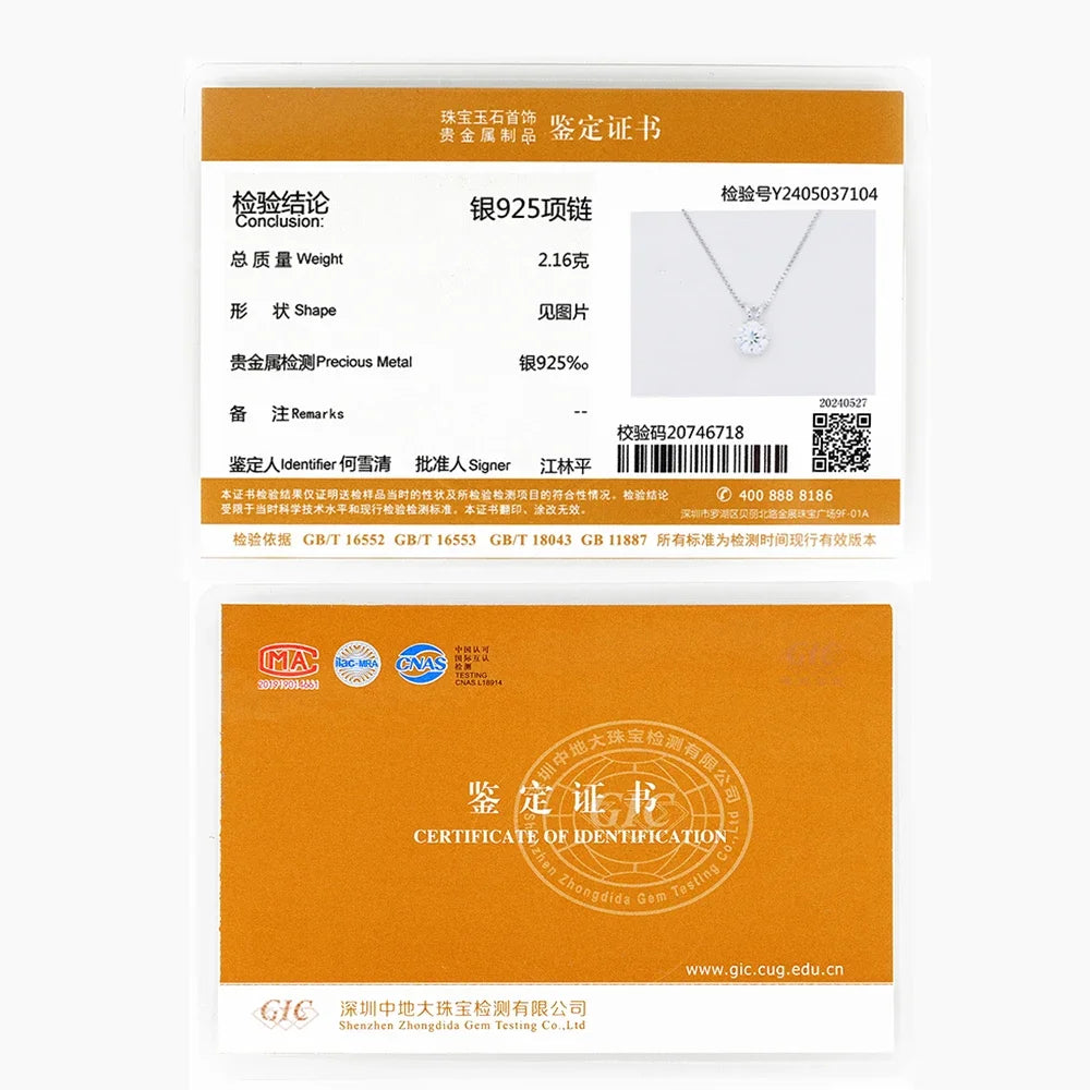 Moissanite Pendant Necklaces