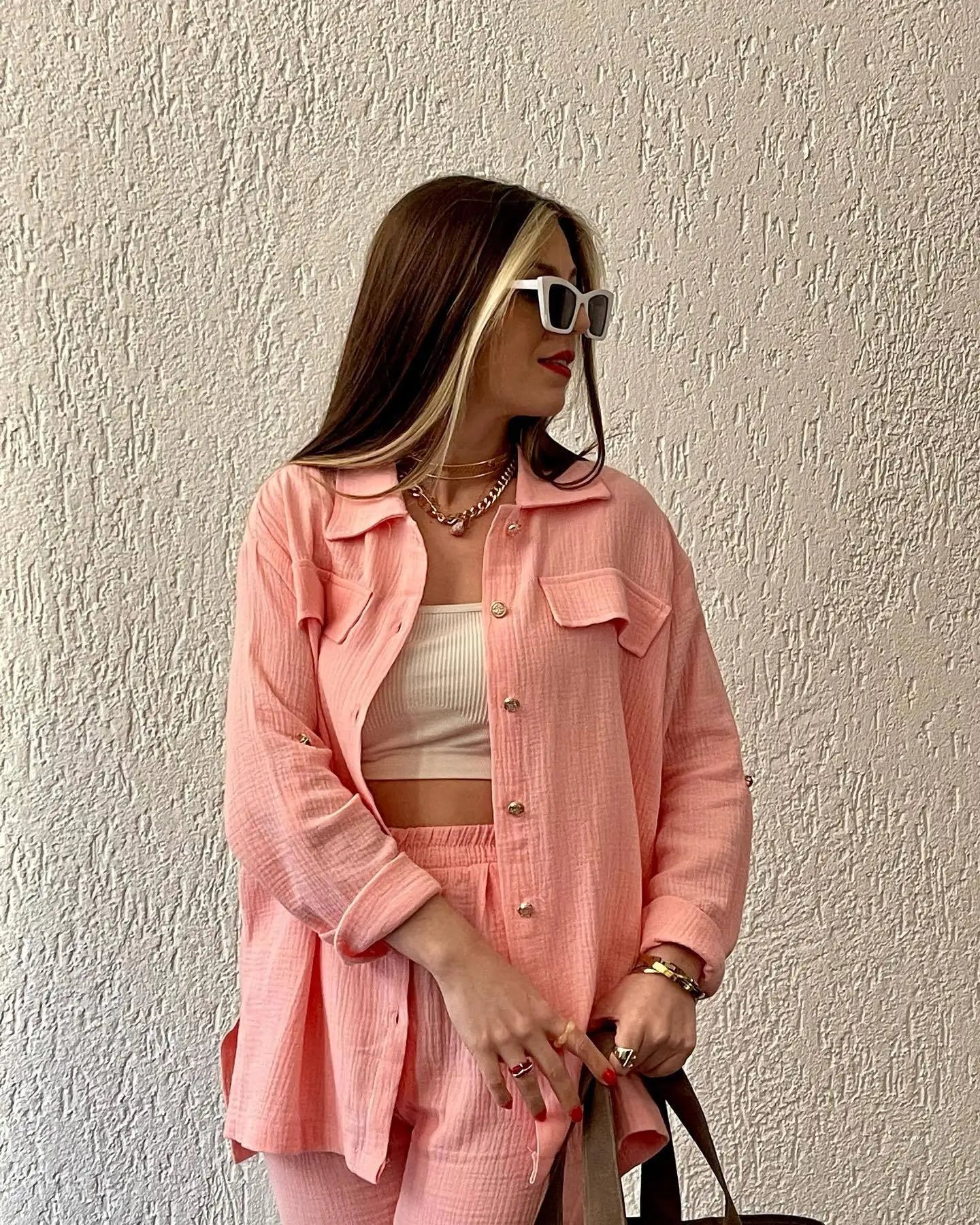 Summer women's suit Pants Set