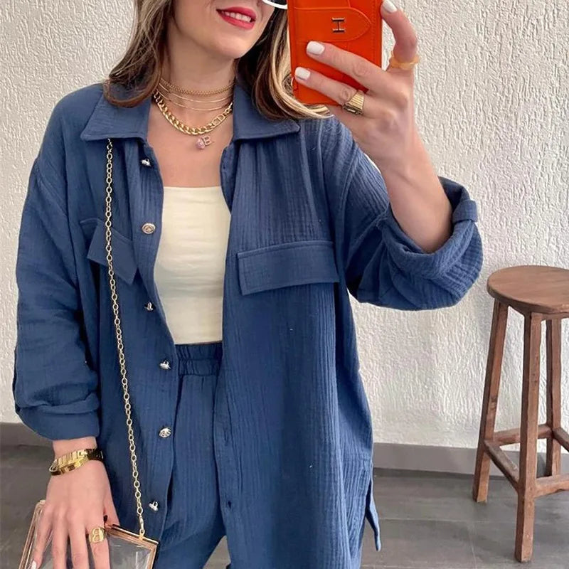 Summer women's suit Pants Set