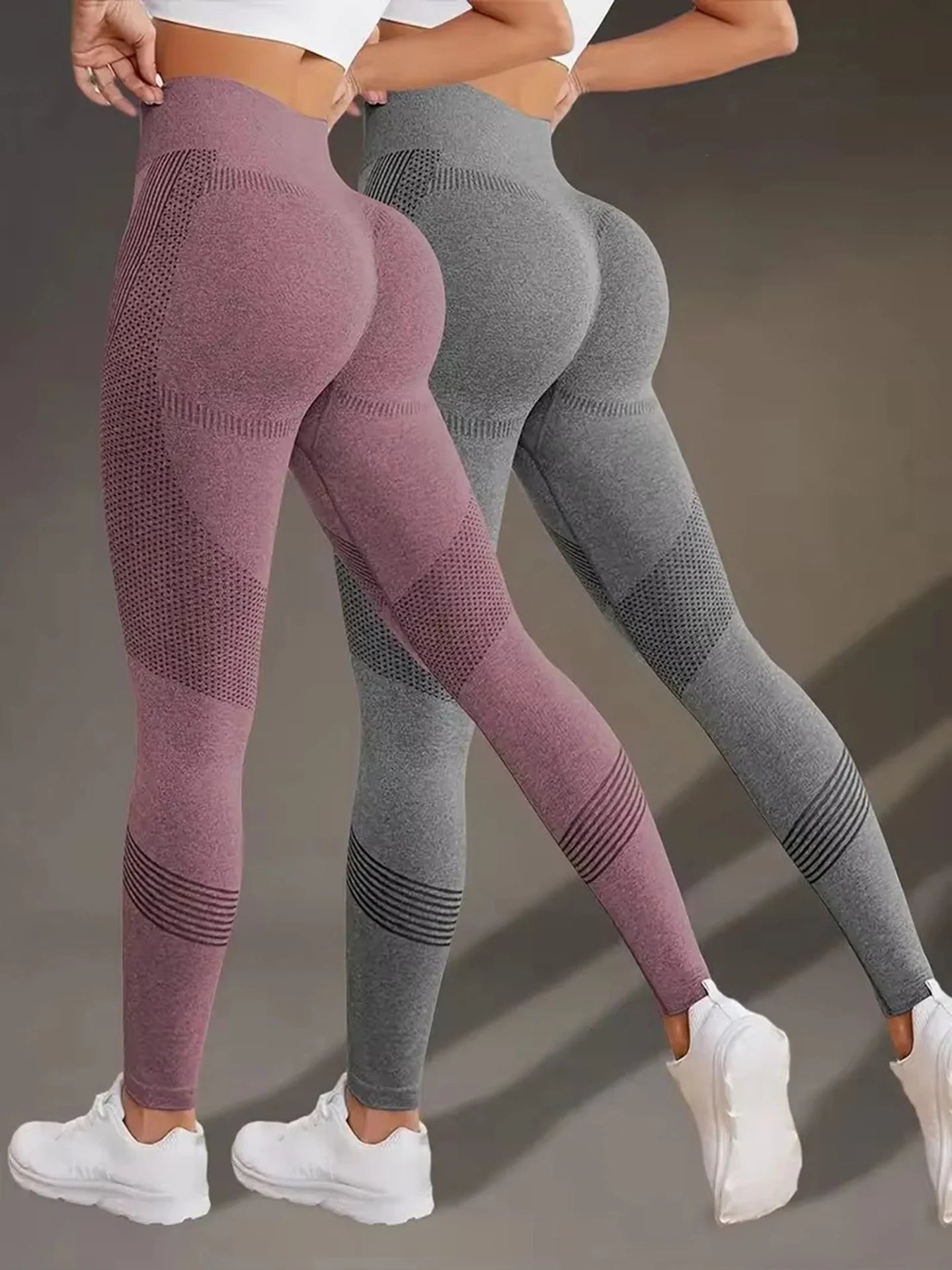 Elastic High Waist Leggings Women