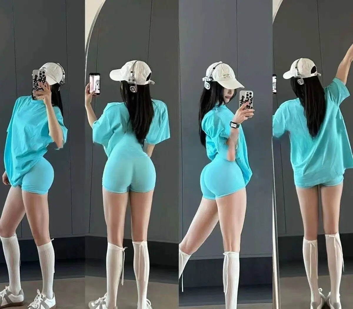 Impact Shorts Low Ribbed Band Gym Shorts