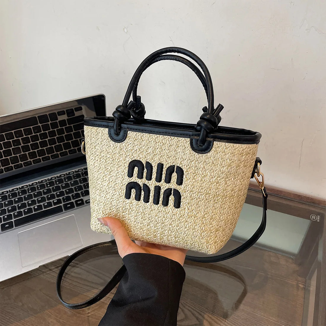 Beach Grass Woven Bag Women's