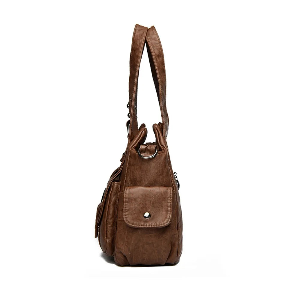 Leather Female Handbags Tote Bags