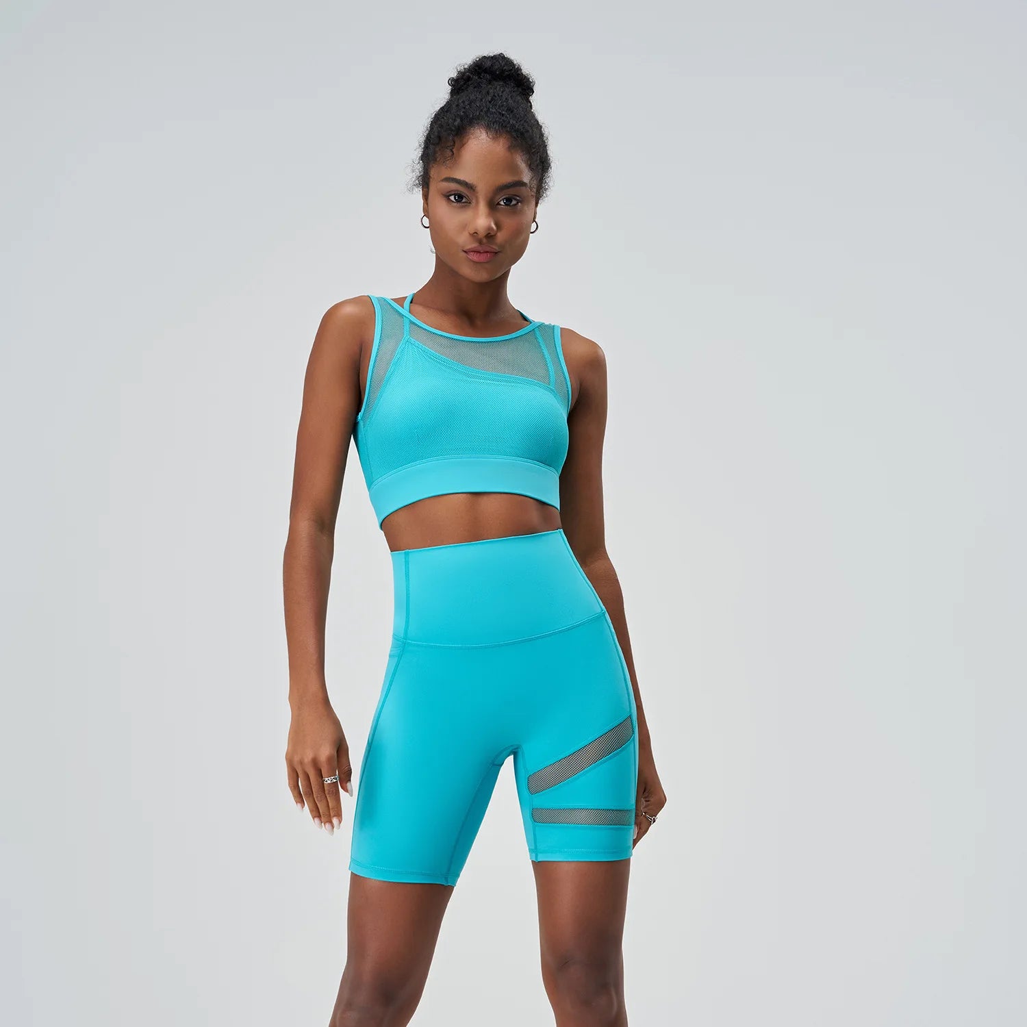 Mermaid Curve Summer Yoga Suit