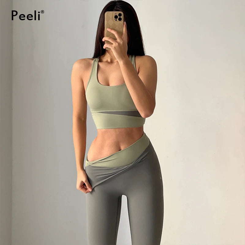 Yoga Set Women Clothing Sport Suit