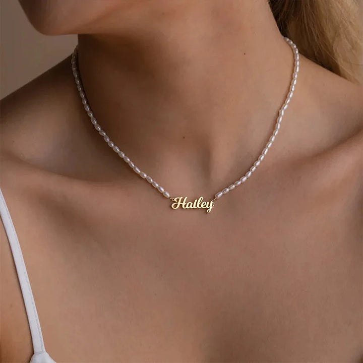 Stainless Steel Custom English Name Necklace