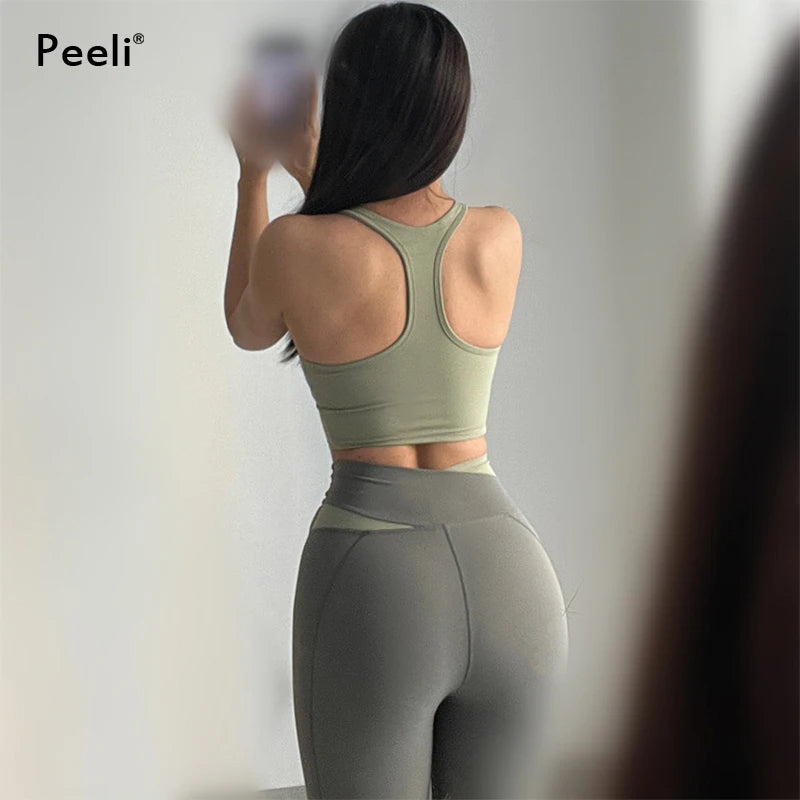 Yoga Set Women Clothing Sport Suit