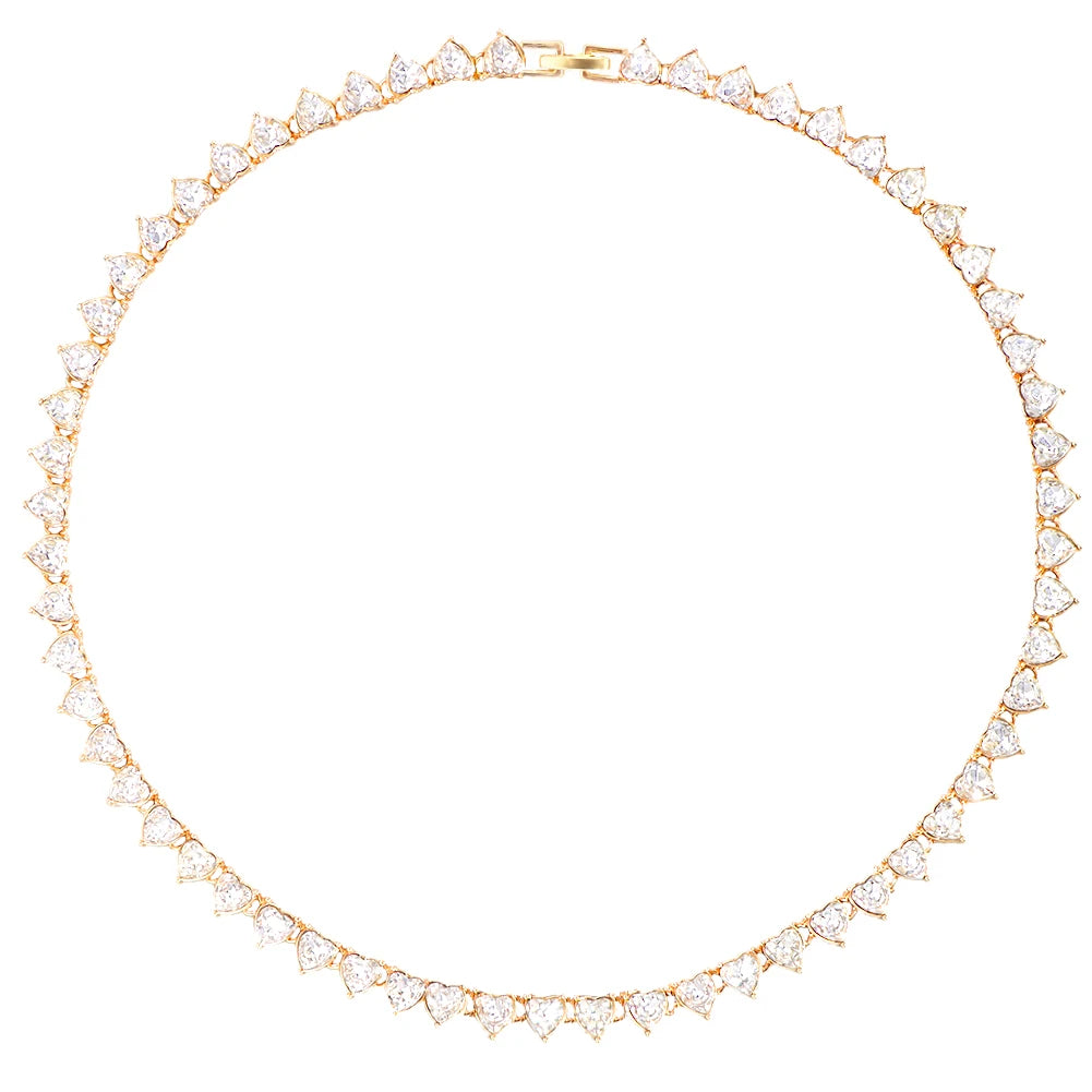 Crystal Tennis Chain Necklace