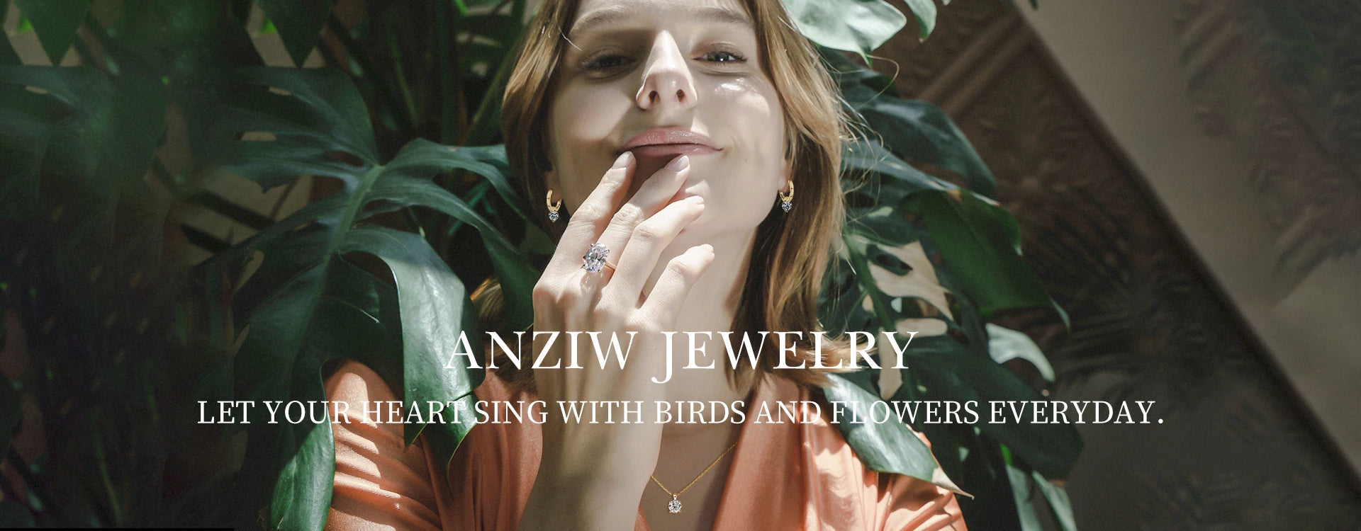 Moissanite Solitaire Ring Silver