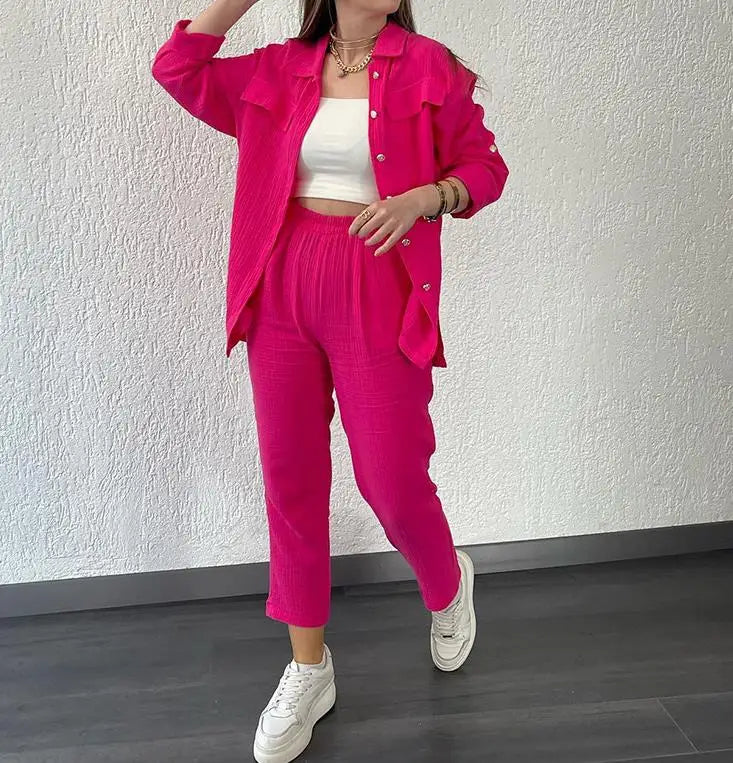 Summer women's suit Pants Set