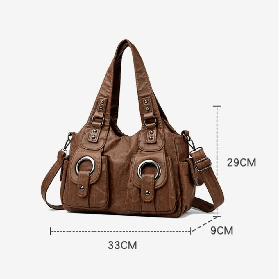 Leather Female Handbags Tote Bags