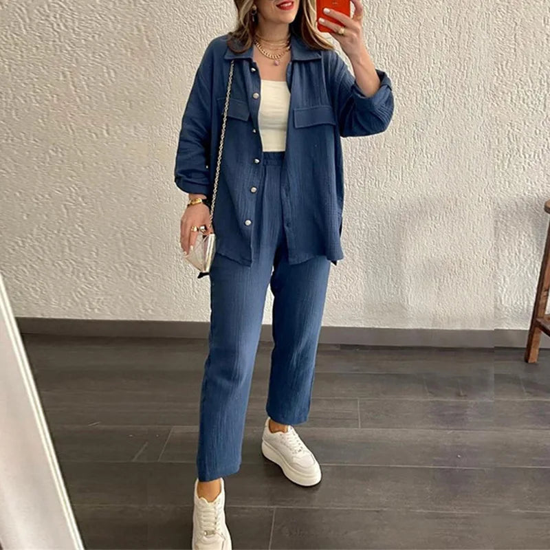 Summer women's suit Pants Set