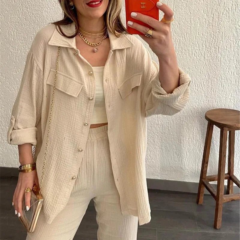 Summer women's suit Pants Set