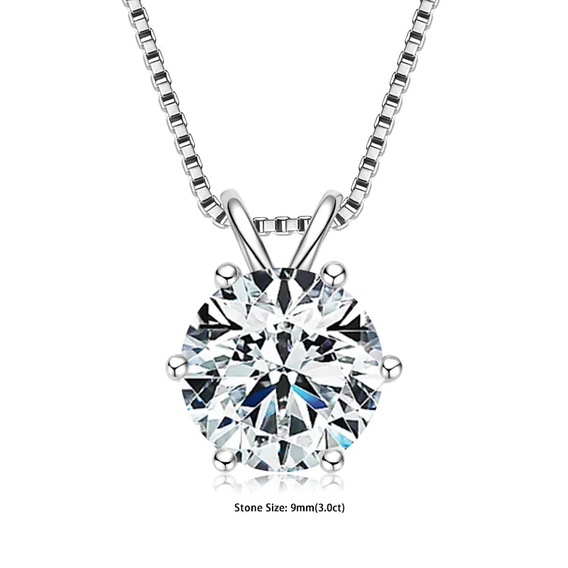 Moissanite Pendant Necklaces